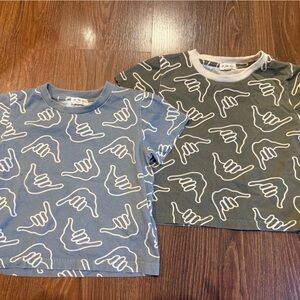 Of One Sea - boys shaka print t-shirts